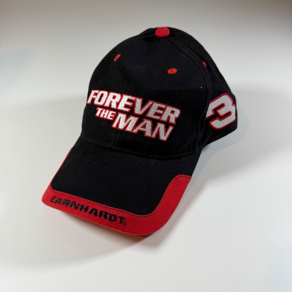 Winners Circle Dale Earnhardt Hat Mens OSFA Black Excellent Forever The Man #3